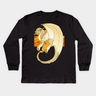 Qibli - Wings of Fire Kids Long Sleeve T-Shirt